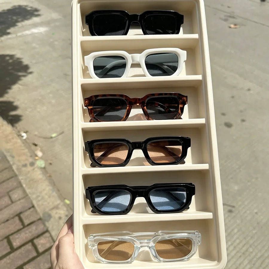 Lunettes de soleil tendance – protection UV – lot de 6