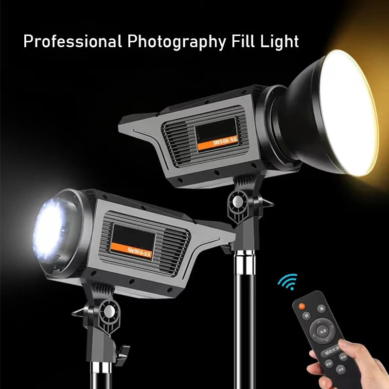 Kit d'éclairage studio LED – photo & vidéo – 3 couleurs