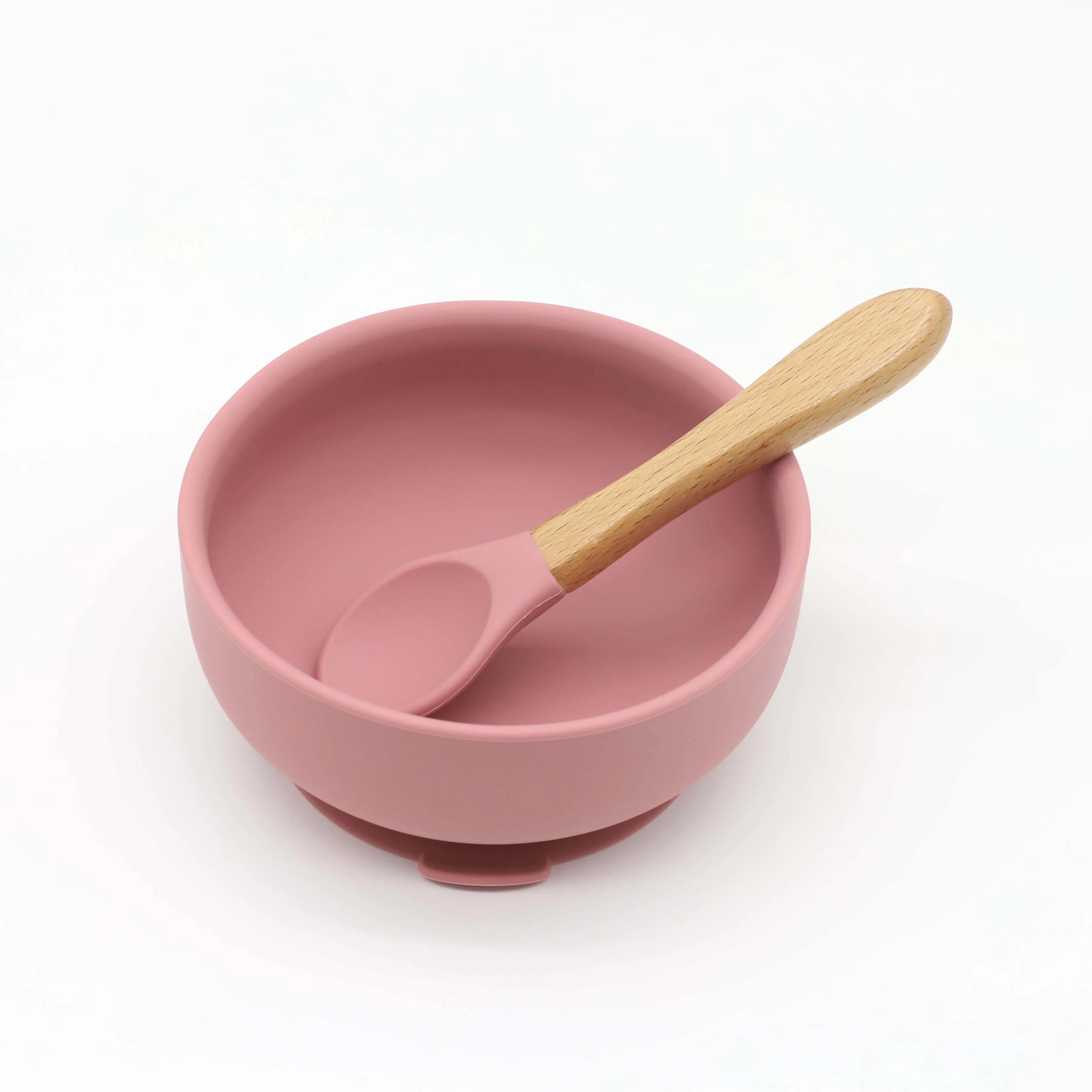 Set repas bébé en silicone – à ventouse