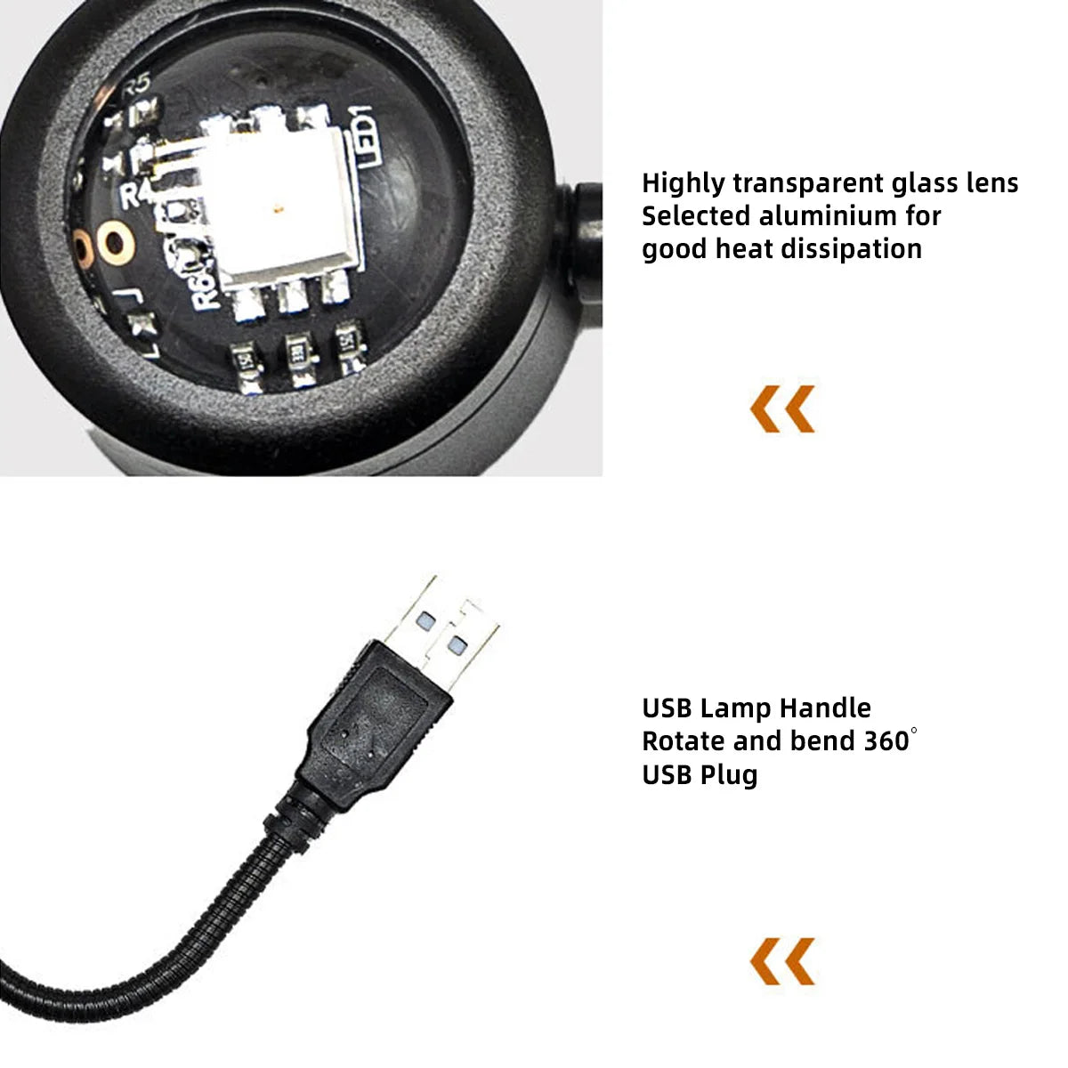 Lampe coucher de soleil – veilleuse d'ambiance USB