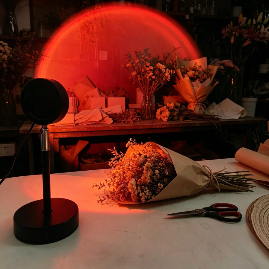 Lampe coucher de soleil – veilleuse d'ambiance USB