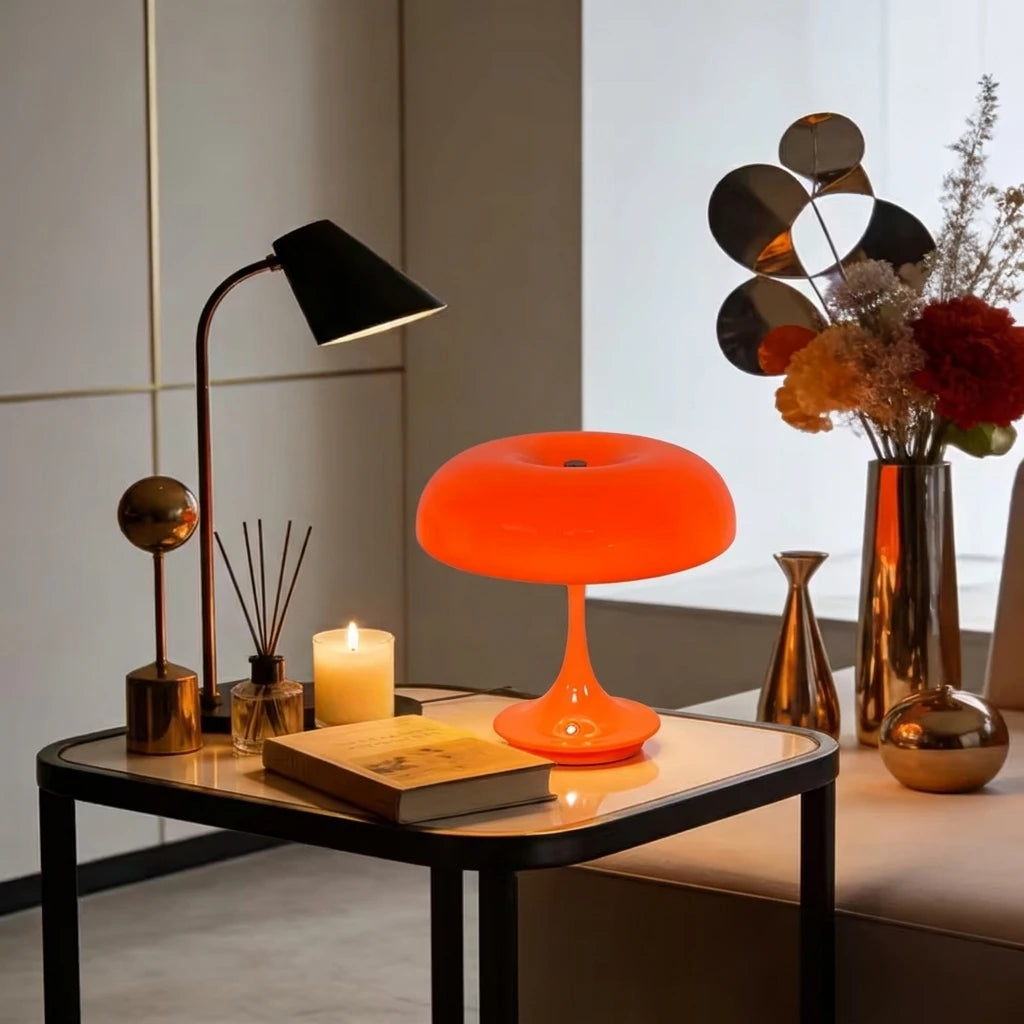 Lampe champignon LED sans fil – veilleuse d'ambiance rechargeable (3 couleurs)