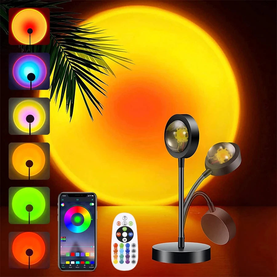 Lampe coucher de soleil – veilleuse d'ambiance USB