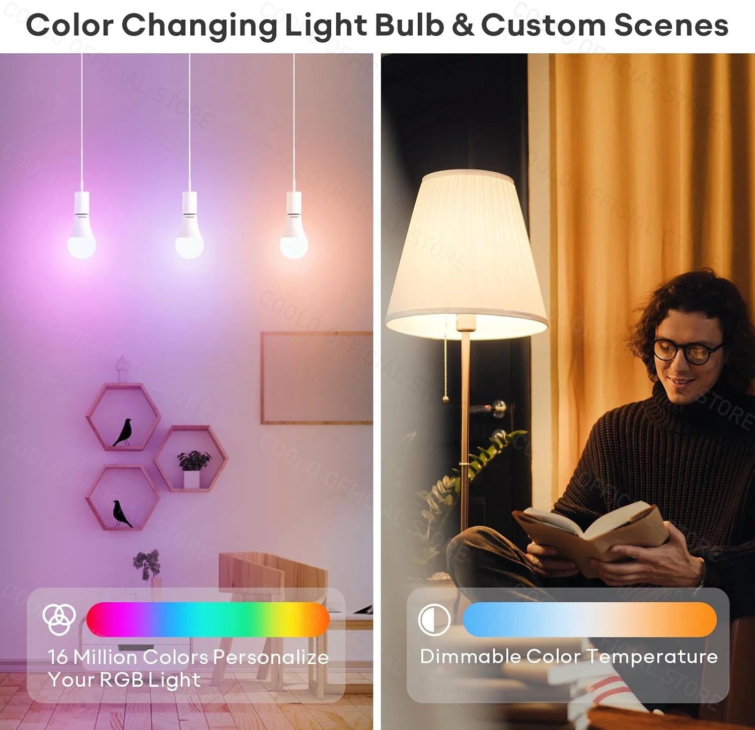Ampoule connectée WiFi – RGB