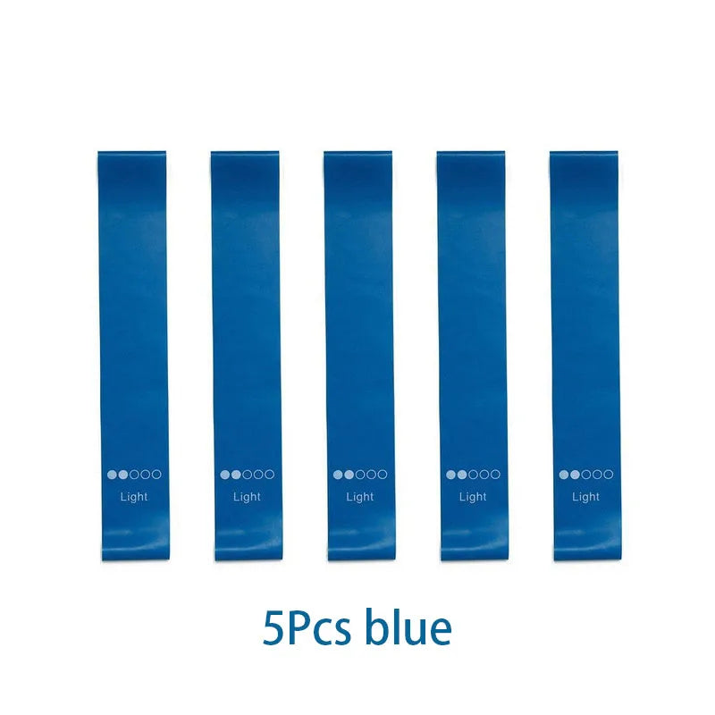 Bandes de résistance élastiques – set fitness – lot de 5