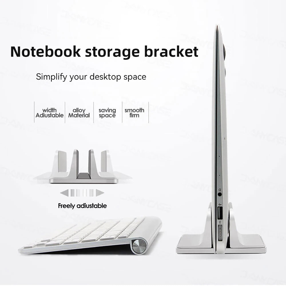Support PC portable en aluminium pliable