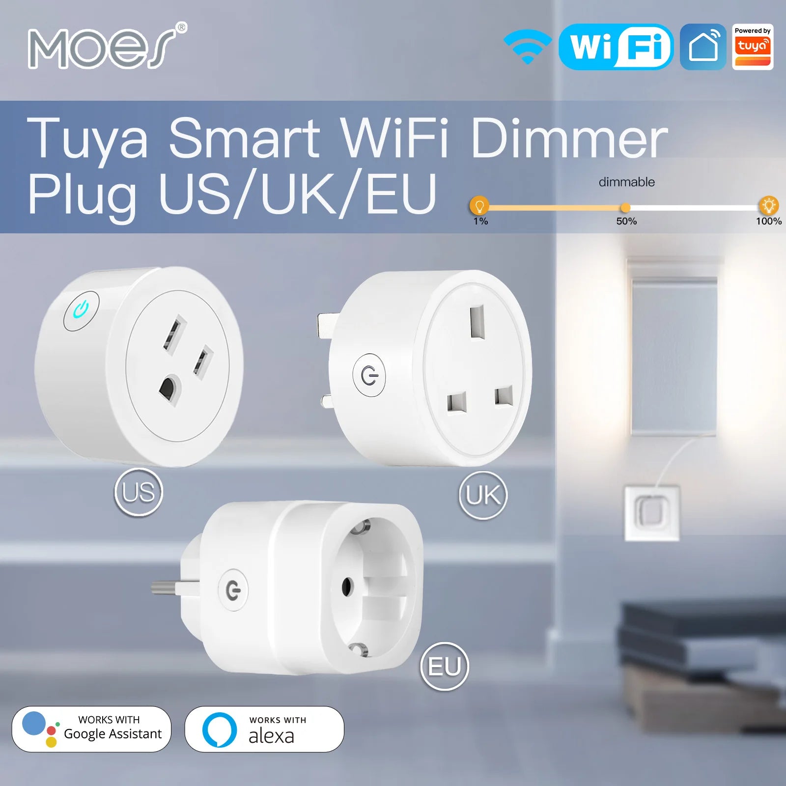 Prise connectée WiFi – suivi de consommation