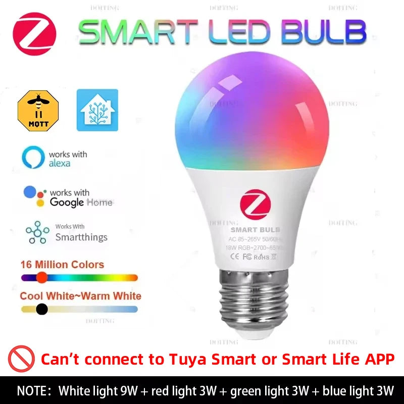 Ampoule connectée WiFi – RGB