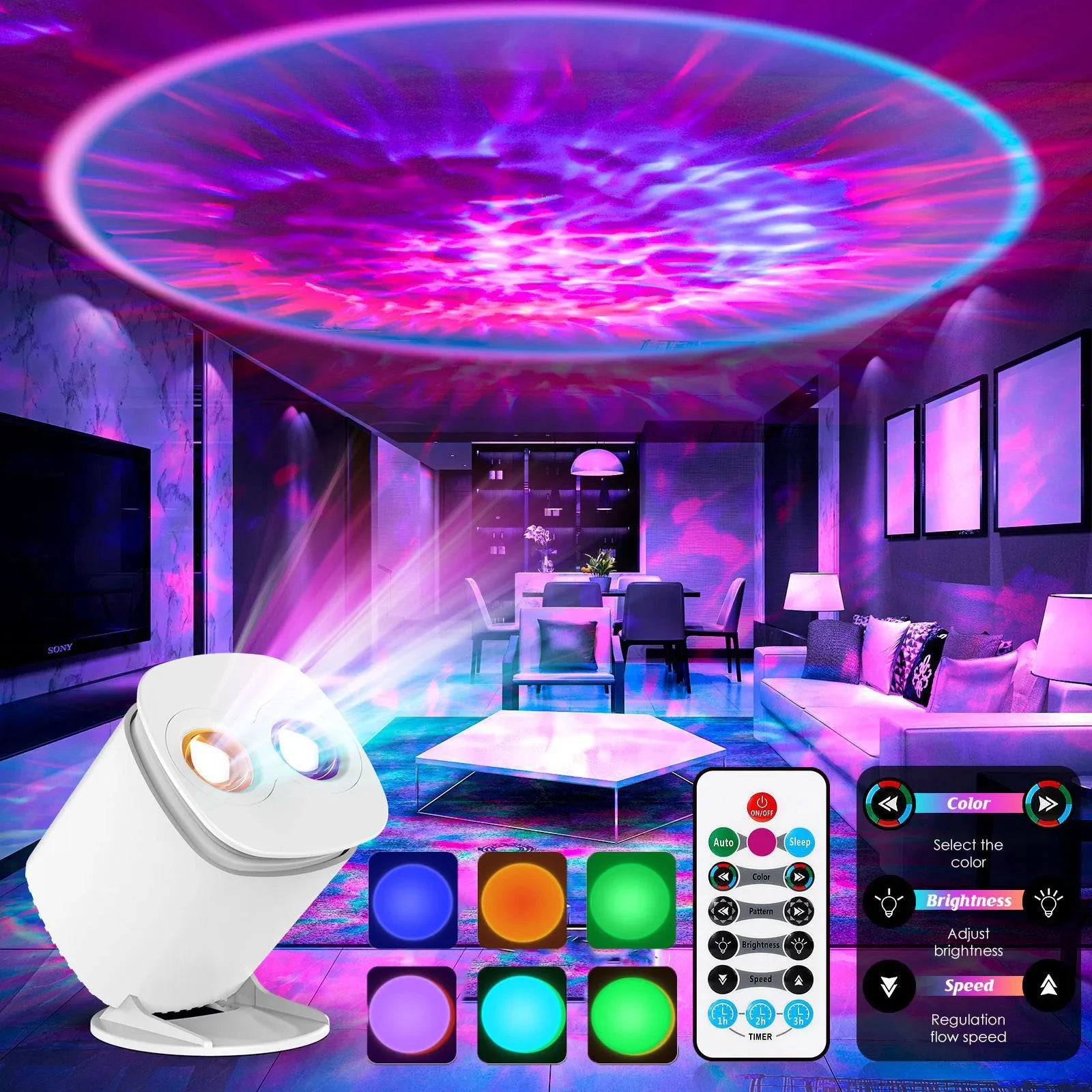 Lampe coucher de soleil – veilleuse d'ambiance USB