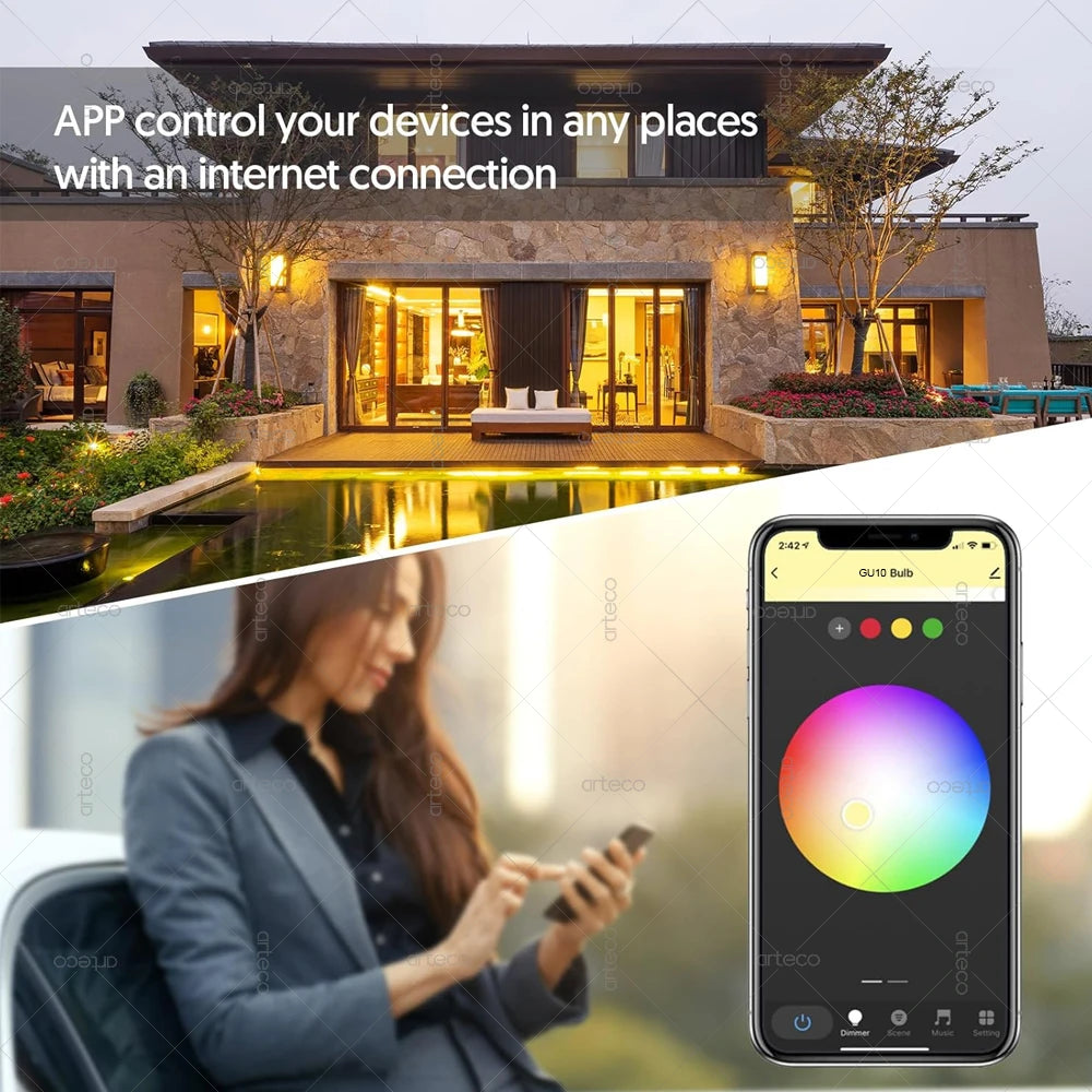 Ampoule connectée WiFi – RGB