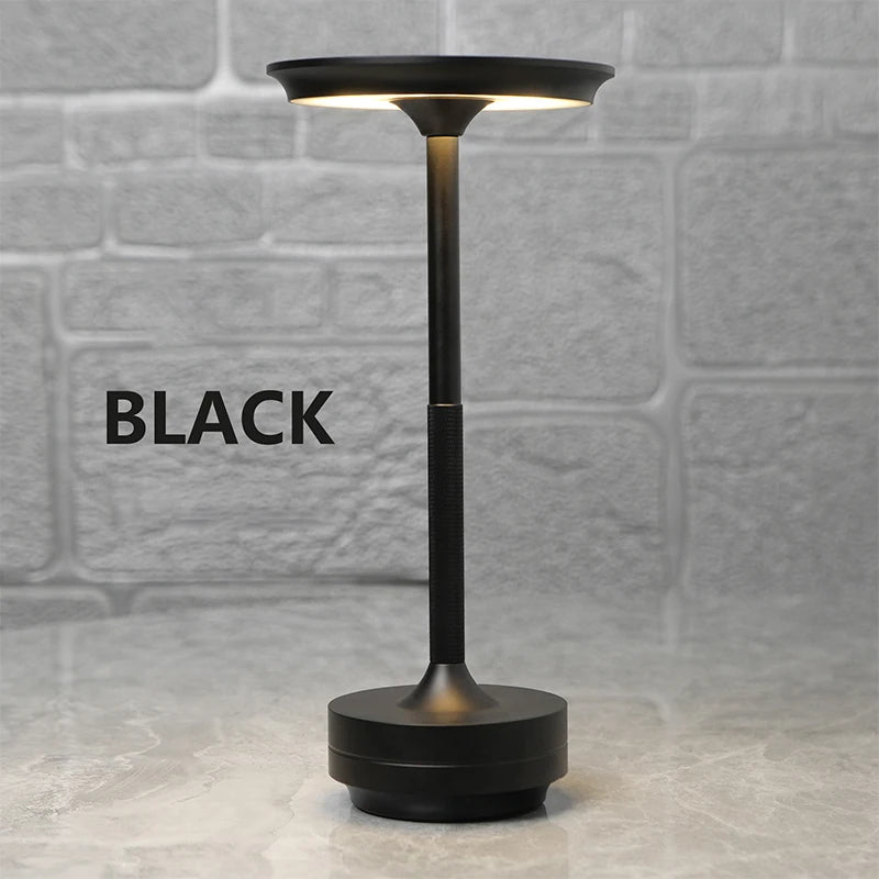 Lampe de table LED sans fil rechargeable – lampe d'ambiance tactile (USB-C)