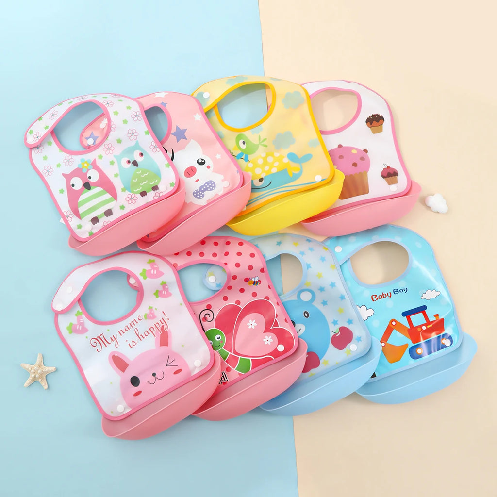 Set repas bébé en silicone – à ventouse