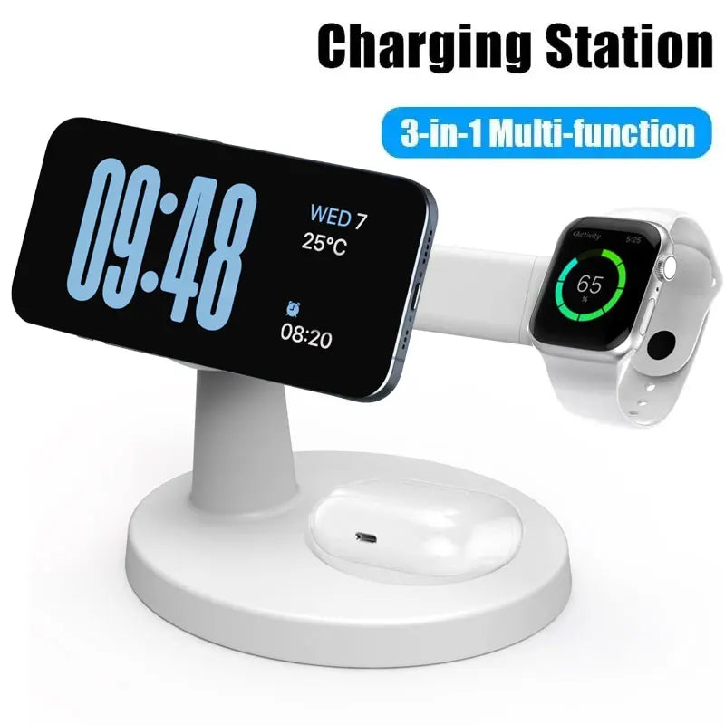 Station de charge sans fil 3-en-1