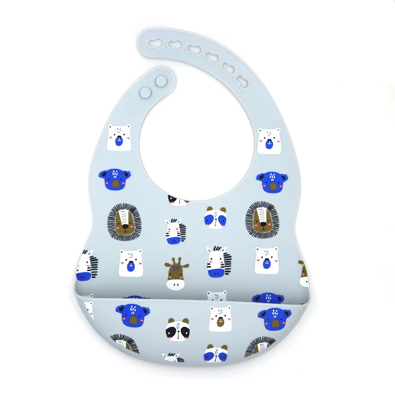 Set repas bébé en silicone – à ventouse