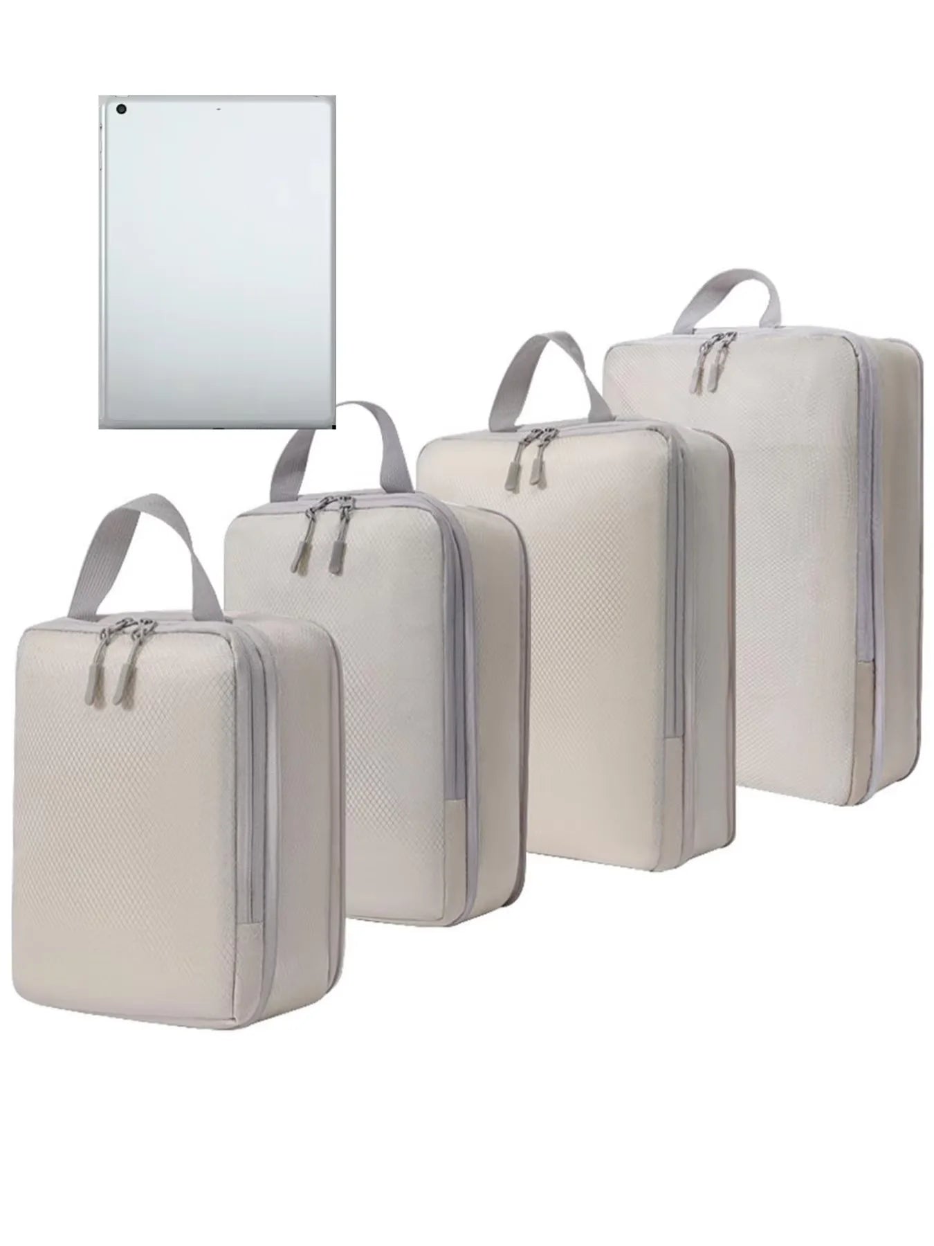 Cubes de rangement de voyage à compression – lot de 6