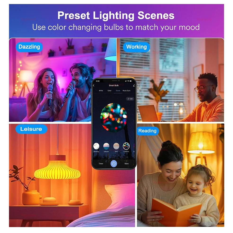 Ampoule connectée WiFi – RGB