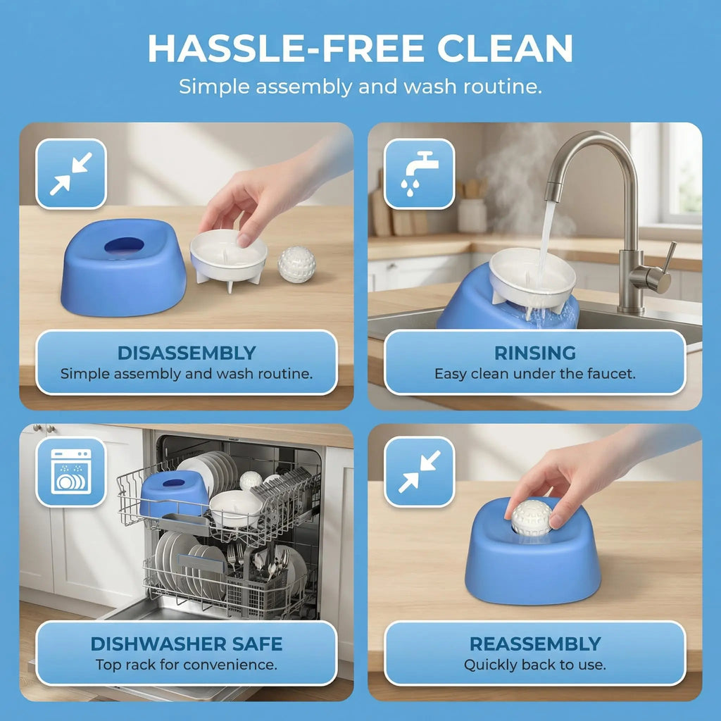 Gamelle anti-glouton pour chien & chat