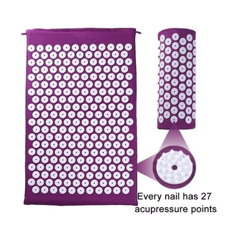 Tapis d'acupression + coussin – rituel détente