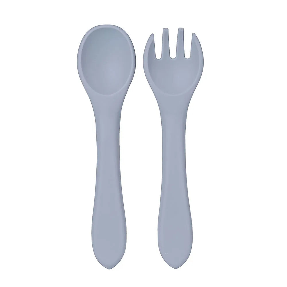 Set repas bébé en silicone – à ventouse