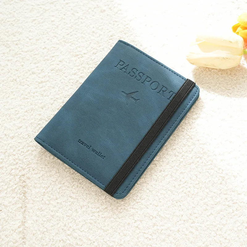 Pochette passeport anti-RFID – tour de cou
