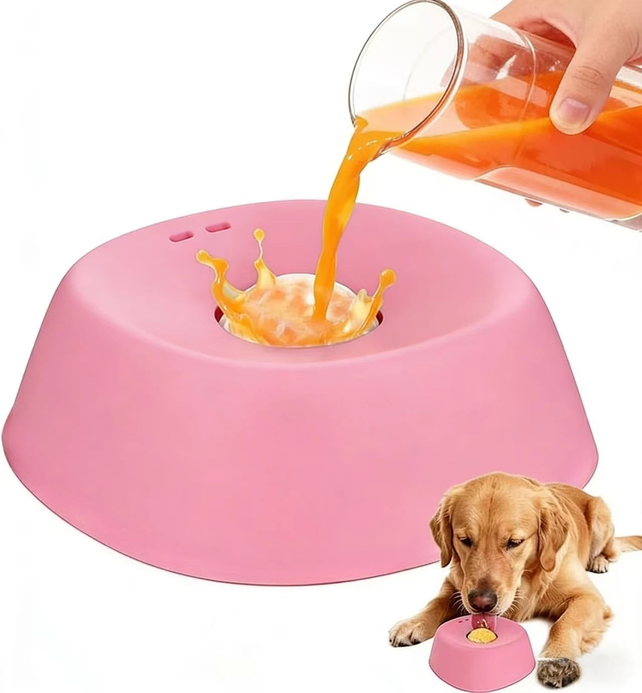 Gamelle anti-glouton pour chien & chat