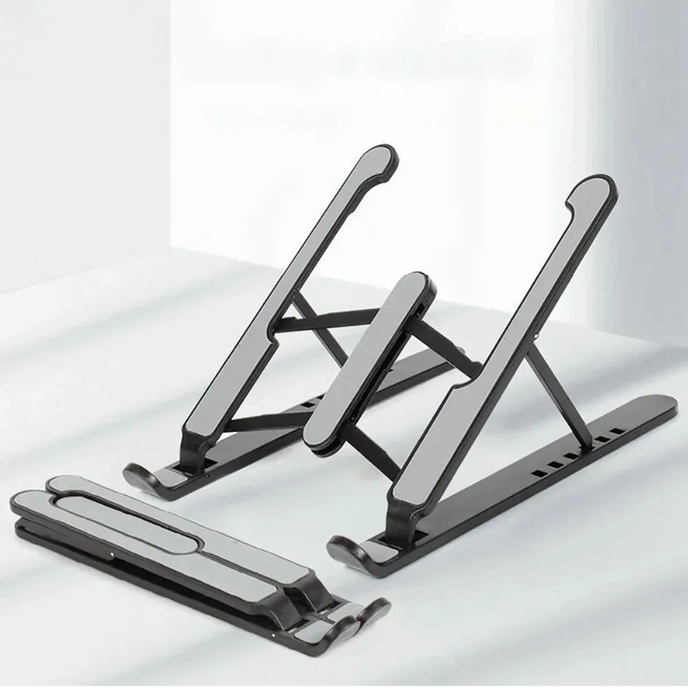 Support PC portable en aluminium pliable