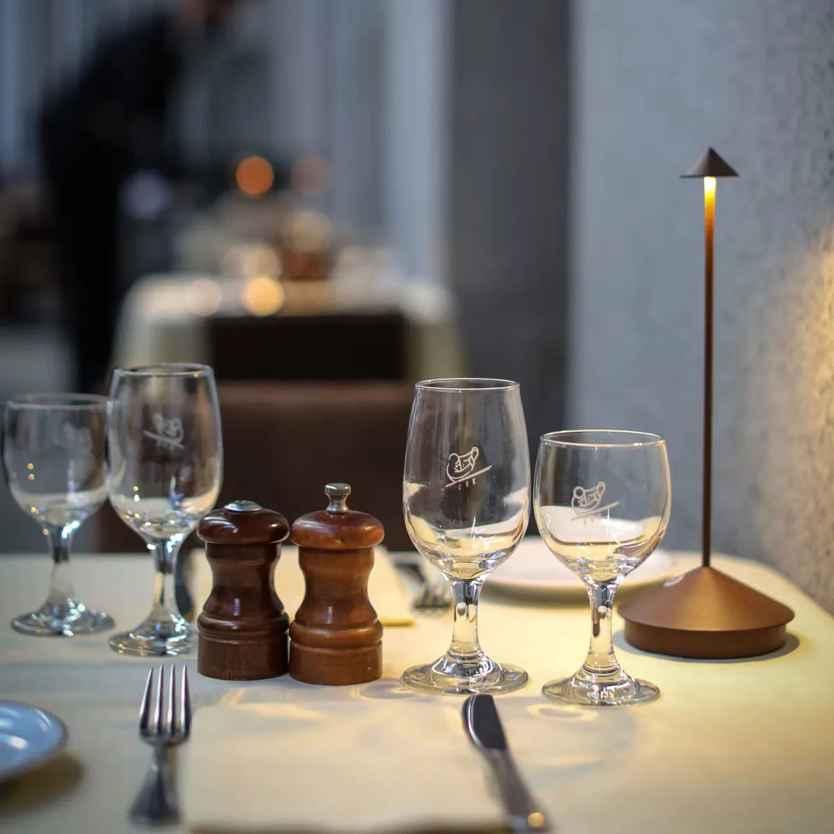 Lampe de table LED sans fil rechargeable – lumière d'ambiance USB