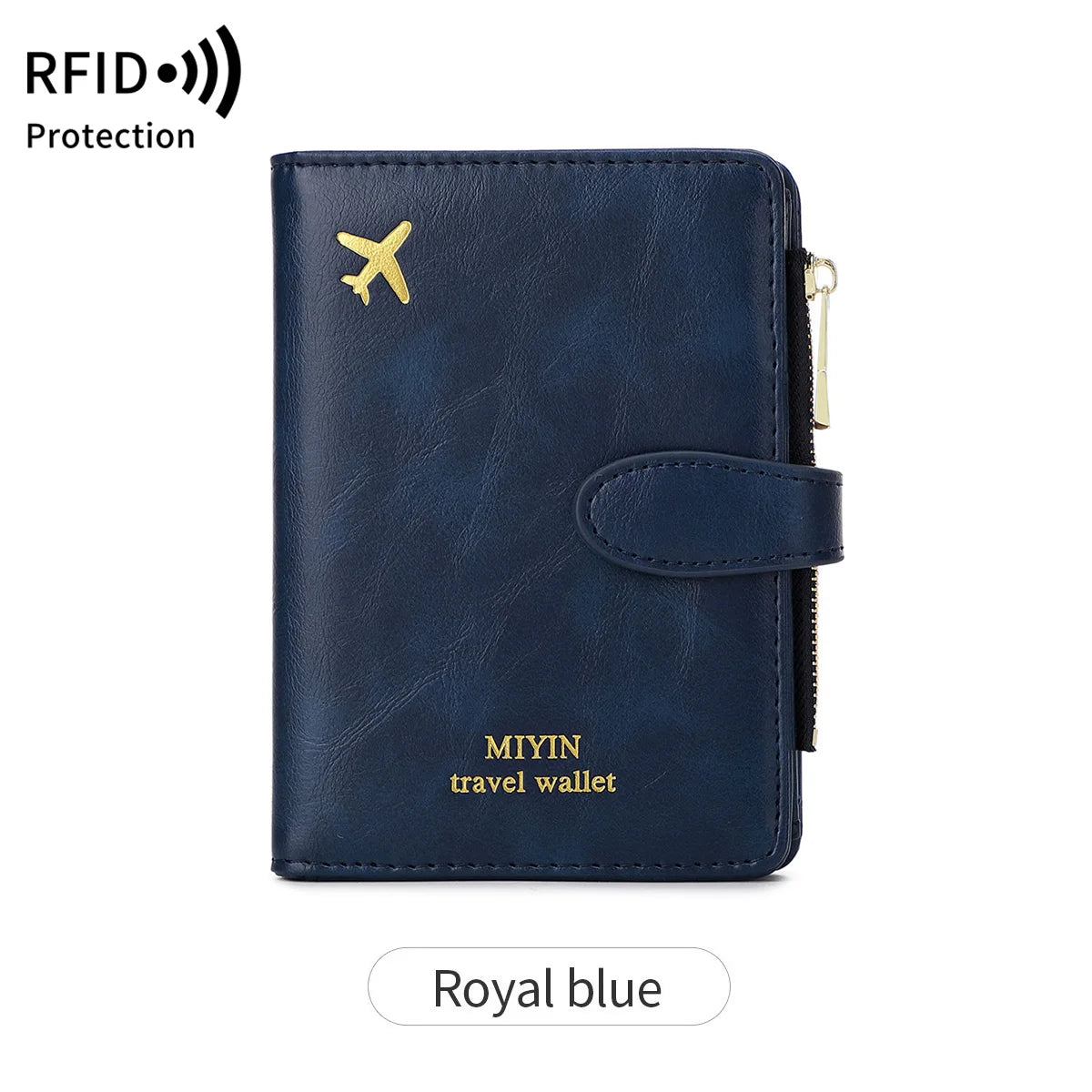Pochette passeport anti-RFID – tour de cou