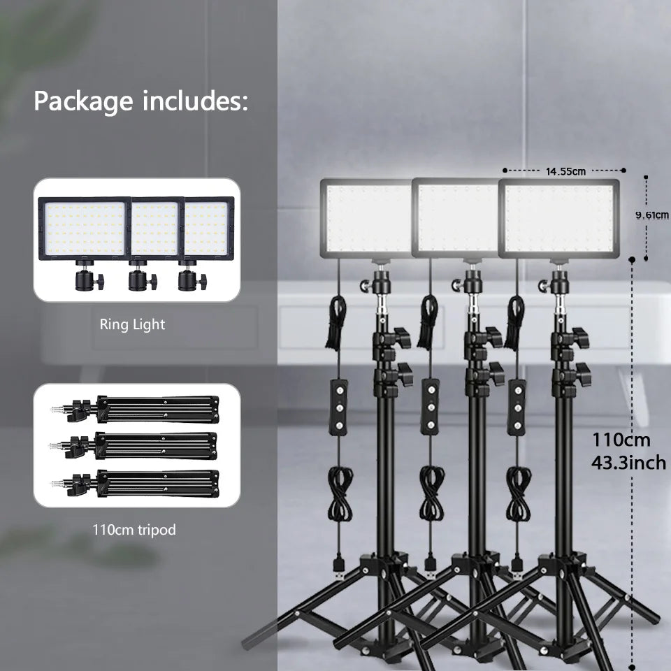 Kit d'éclairage studio LED – photo & vidéo – RGB