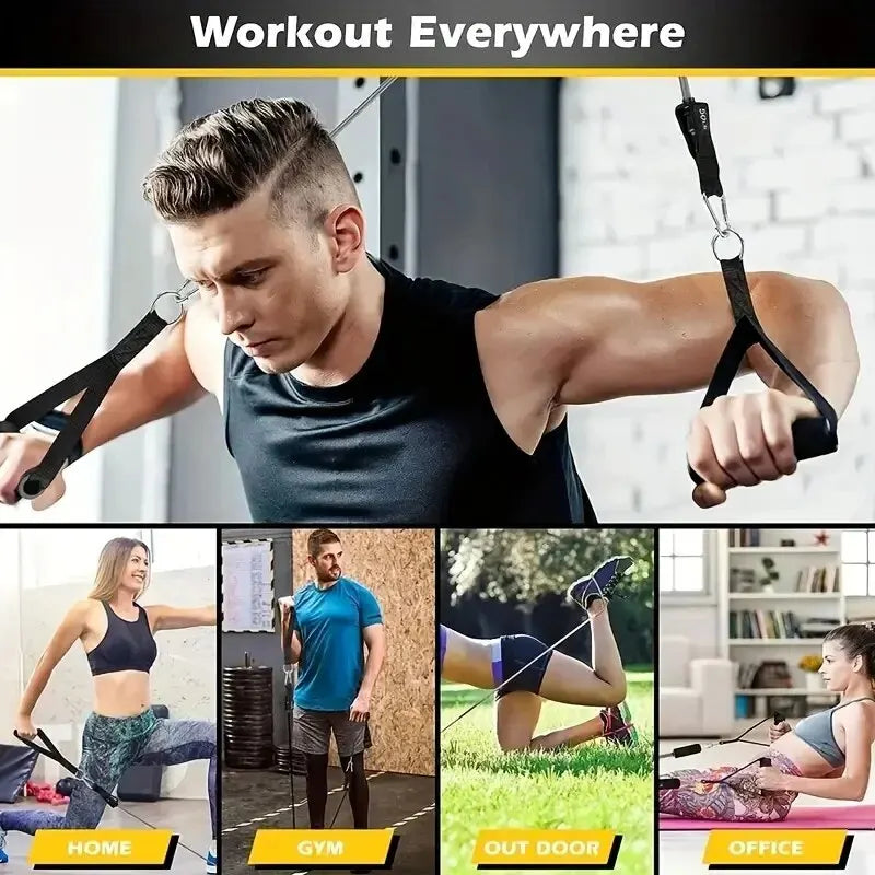 Bandes de résistance élastiques – set fitness – lot de 11