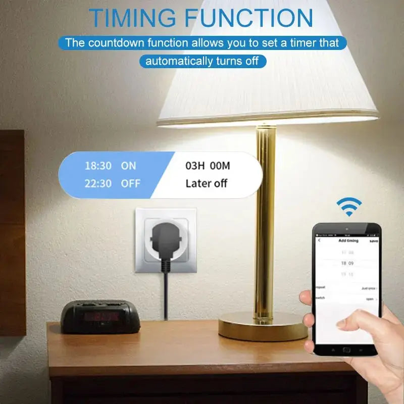 Prise connectée WiFi – suivi de consommation