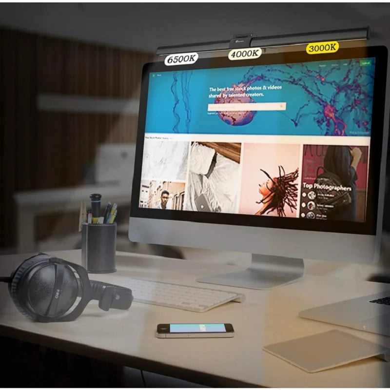 Barre lumineuse d'écran LED – sans reflet