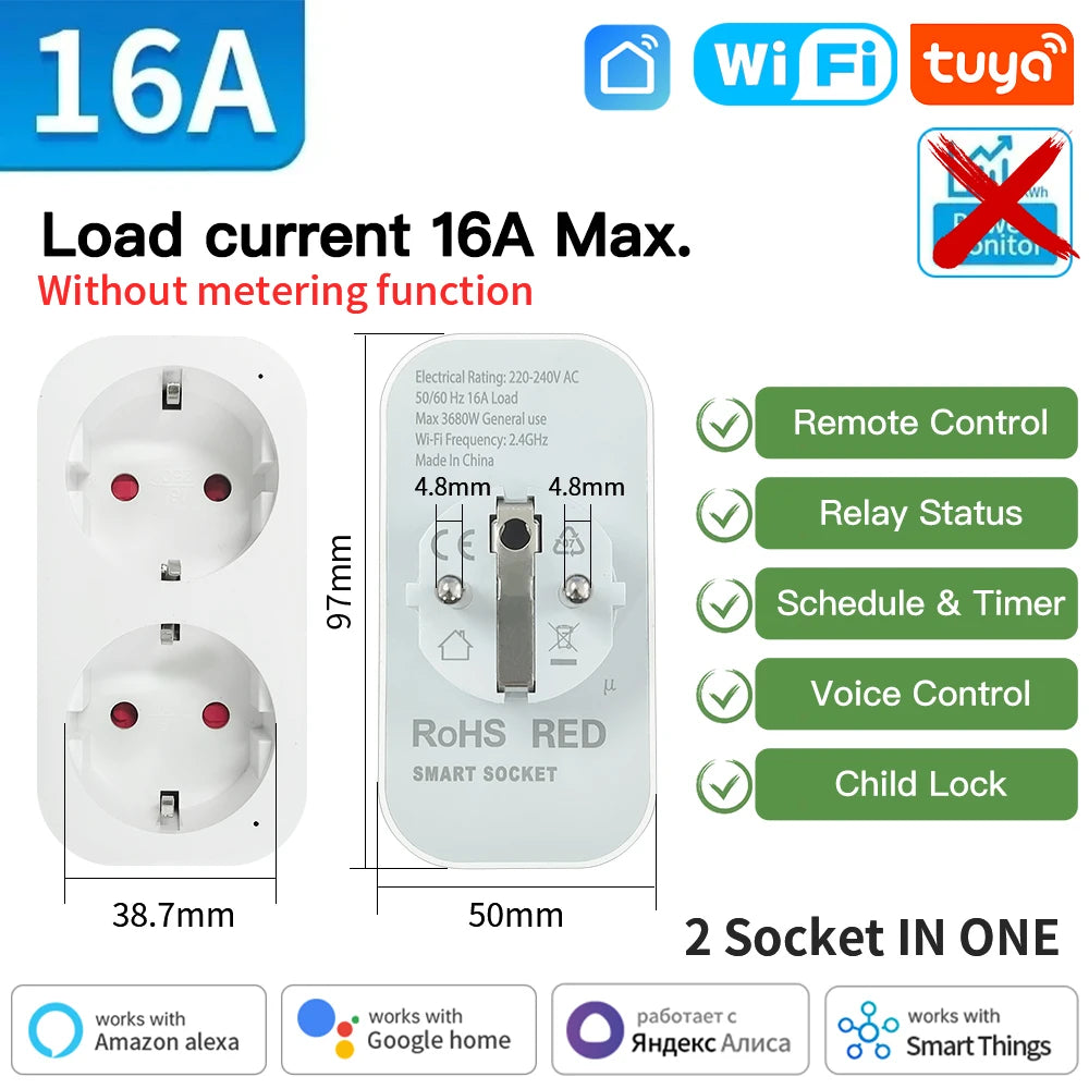 Prise connectée WiFi – suivi de consommation – télécommande