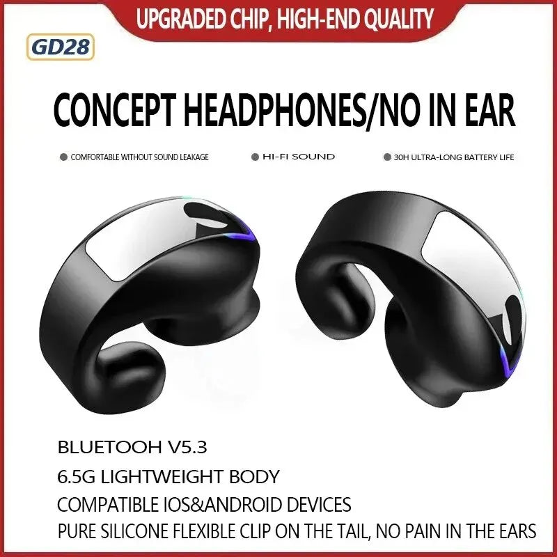 Écouteurs Bluetooth open-ear – oreille libre