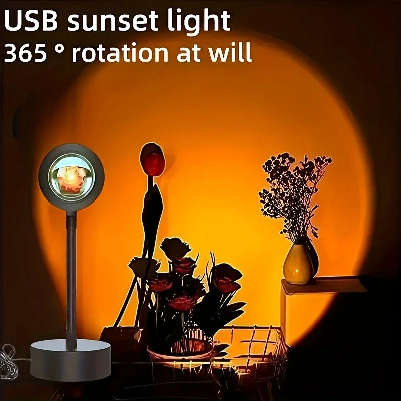Lampe coucher de soleil – veilleuse d'ambiance USB