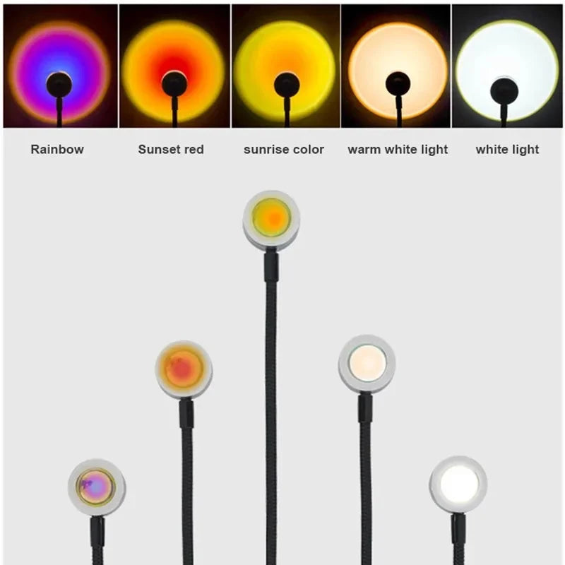 Lampe coucher de soleil – veilleuse d'ambiance USB