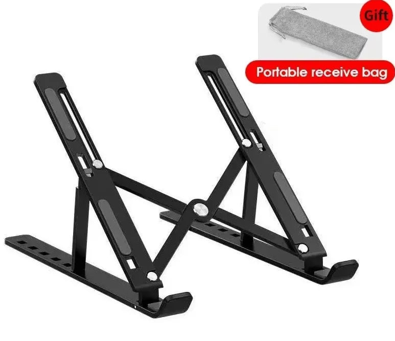 Support PC portable en aluminium pliable