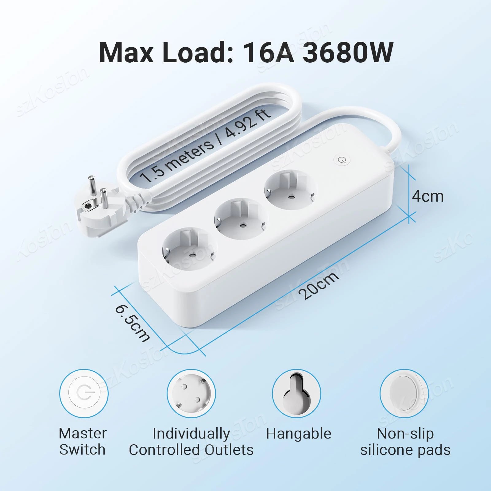 Prise connectée WiFi – suivi de consommation