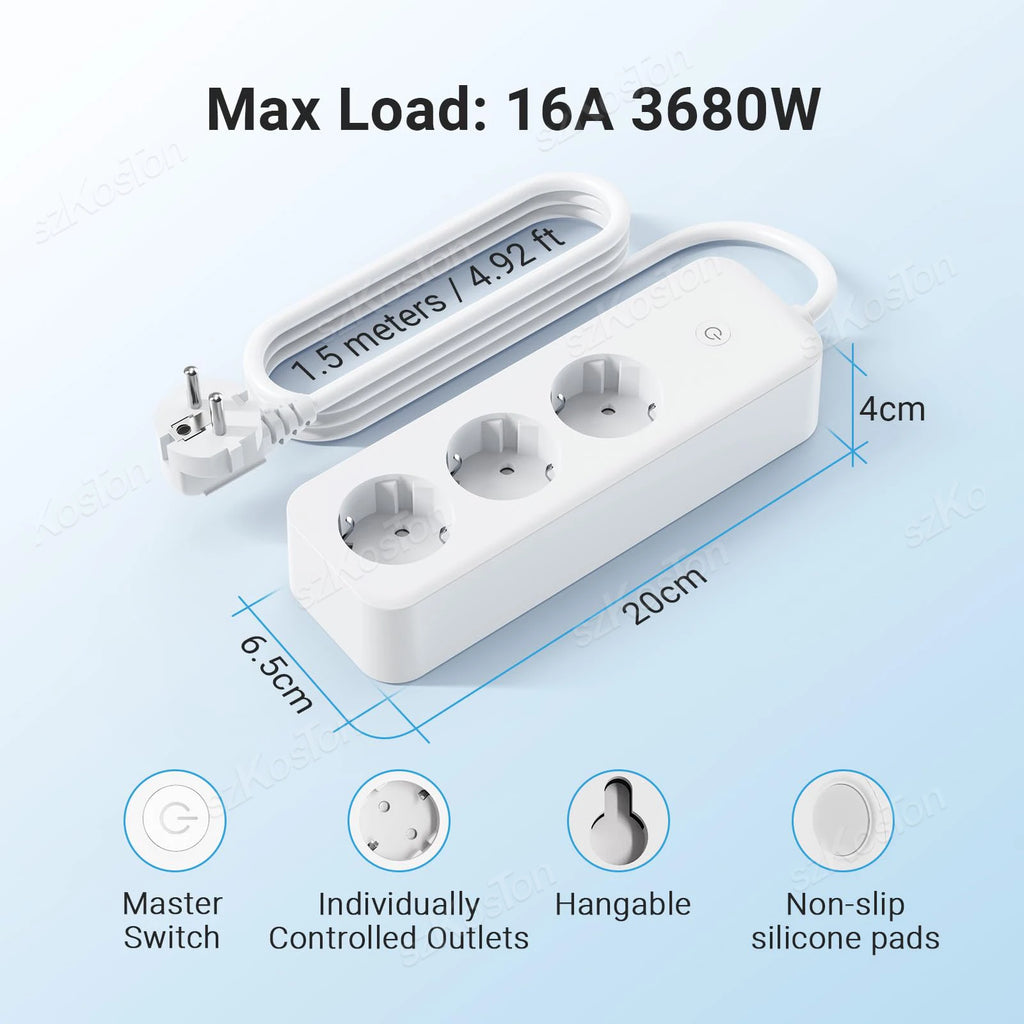 Prise connectée WiFi – suivi de consommation