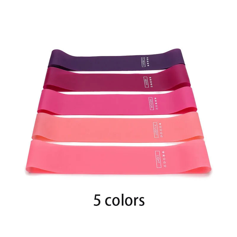 Bandes de résistance élastiques – set fitness – lot de 5