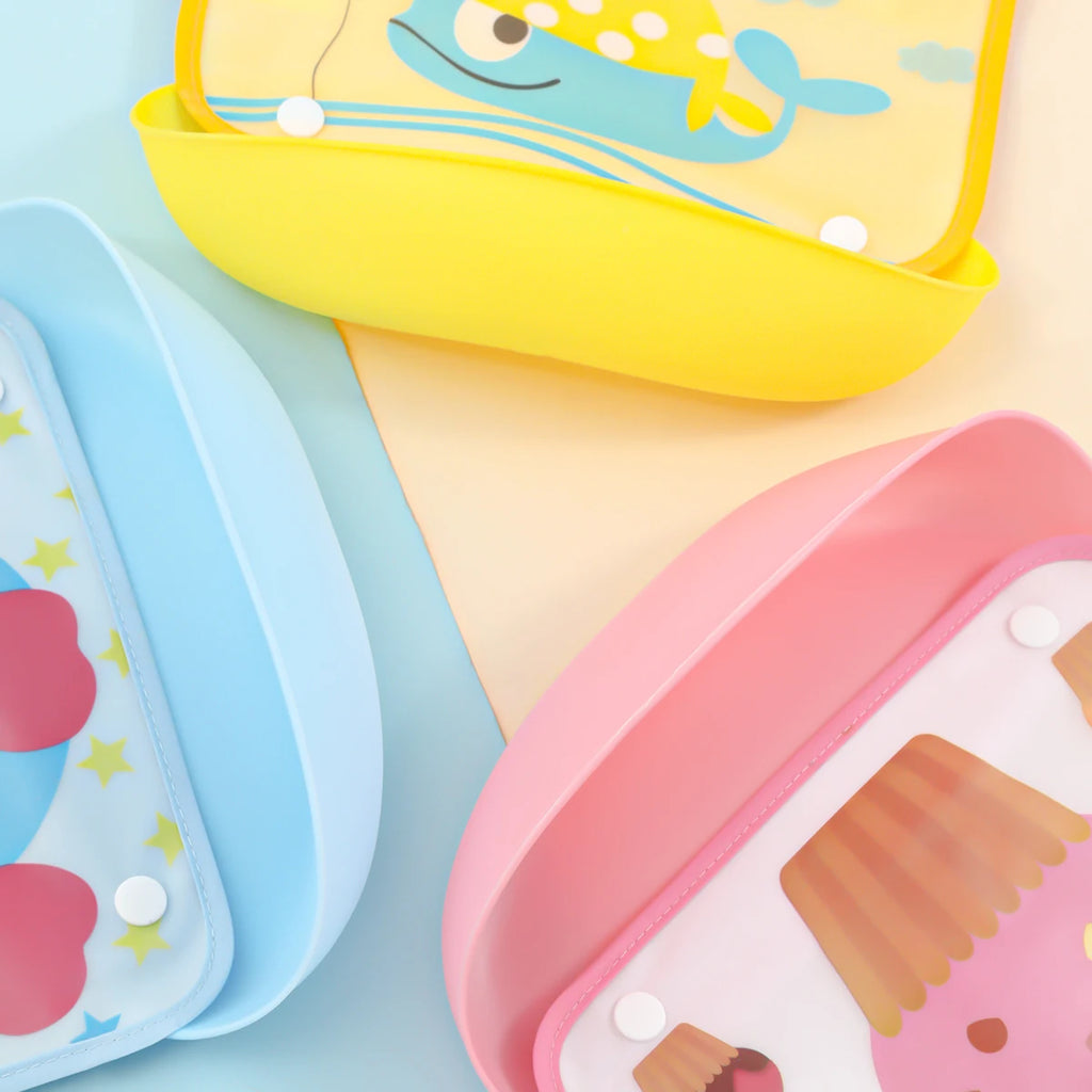 Set repas bébé en silicone – à ventouse