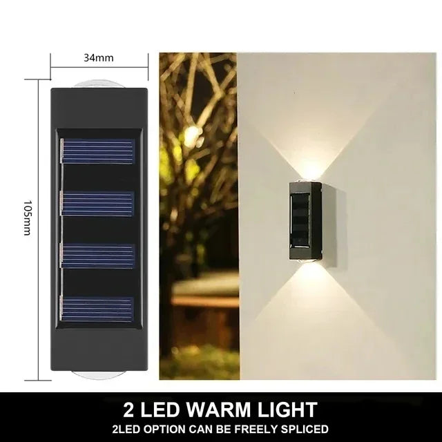 Éclairage solaire de jardin – étanche & sans fil