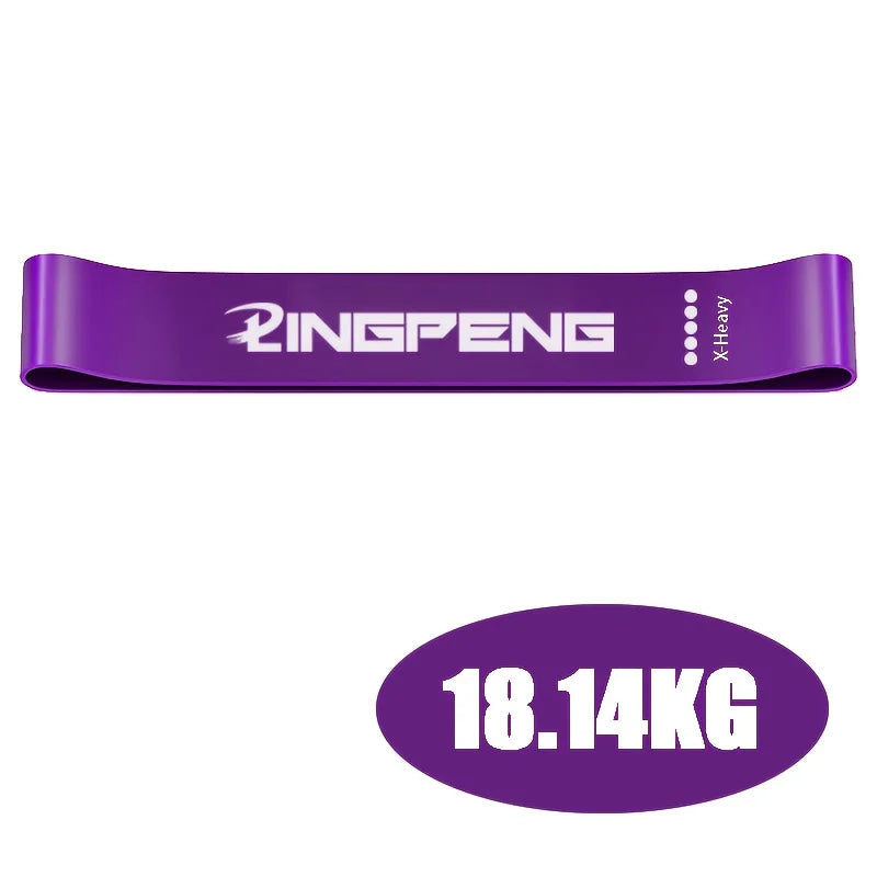 Bandes de résistance élastiques – set fitness – lot de 5