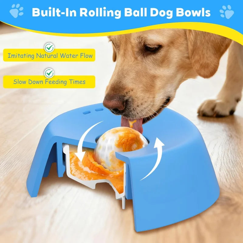 Gamelle anti-glouton pour chien & chat