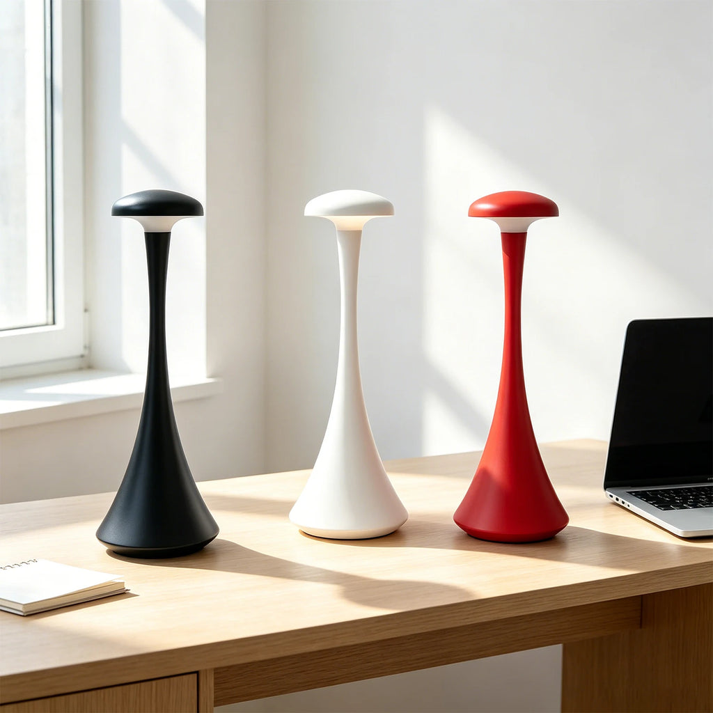 Lampe champignon LED sans fil – lampe d'ambiance tactile (USB-C)