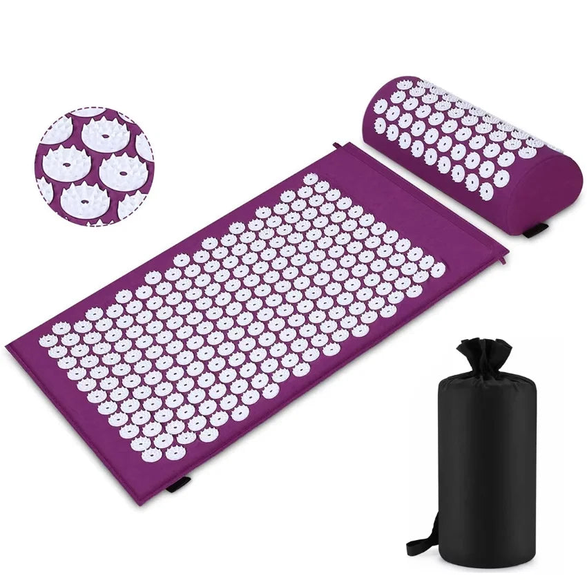 Tapis d'acupression + coussin – rituel détente