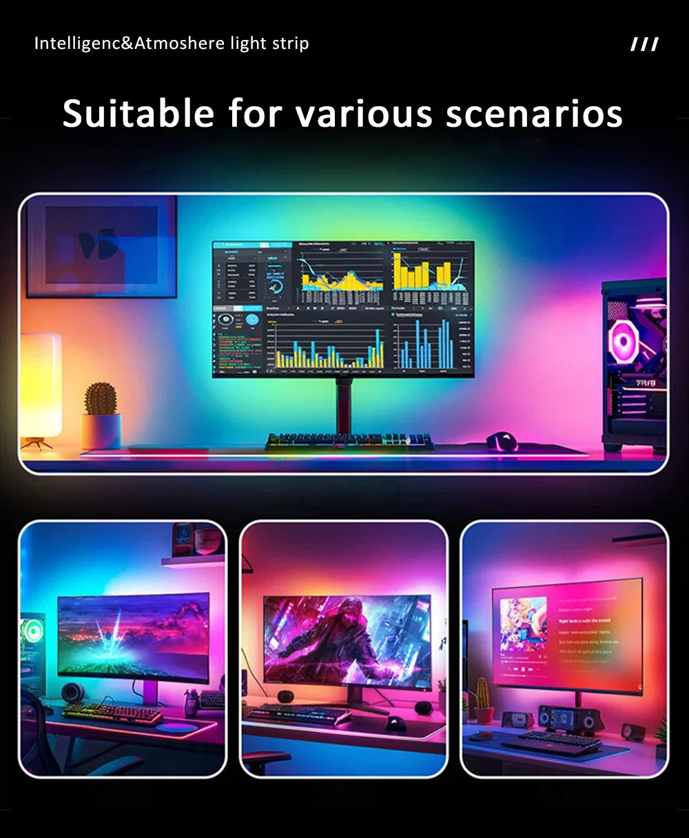 Barre lumineuse d'écran LED – sans reflet – RGB