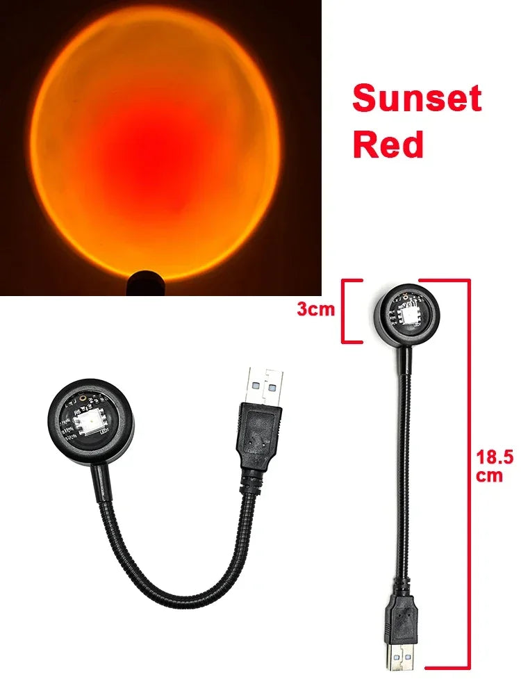 Lampe coucher de soleil – veilleuse d'ambiance USB