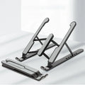 Support PC portable en aluminium pliable