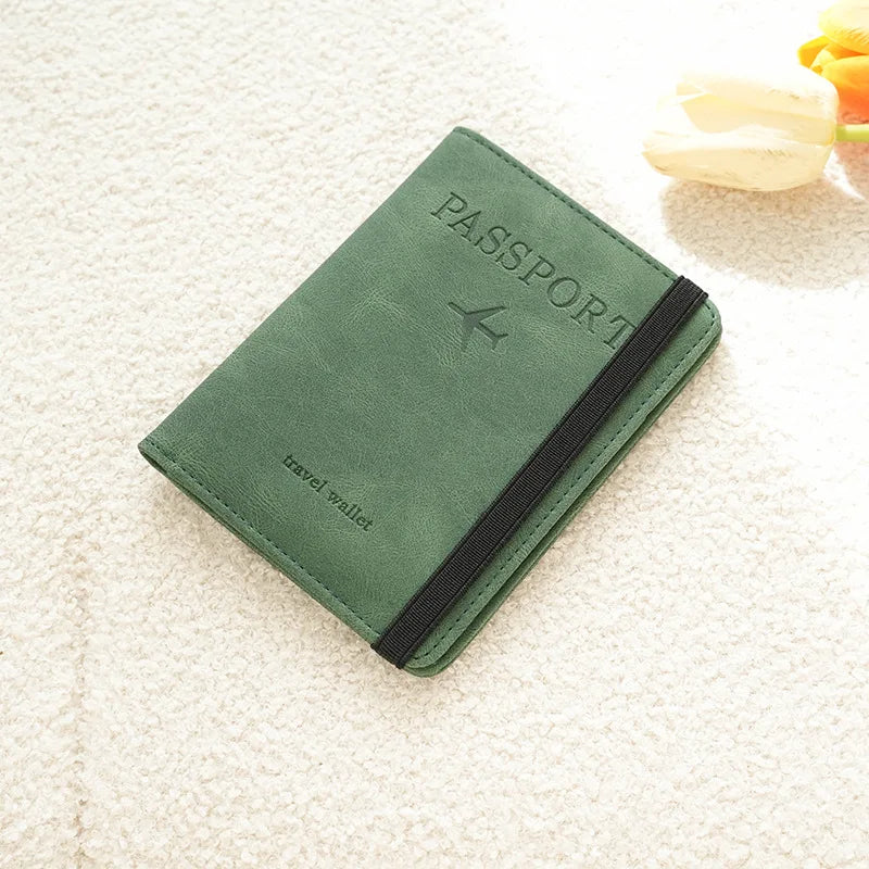 Pochette passeport anti-RFID – tour de cou